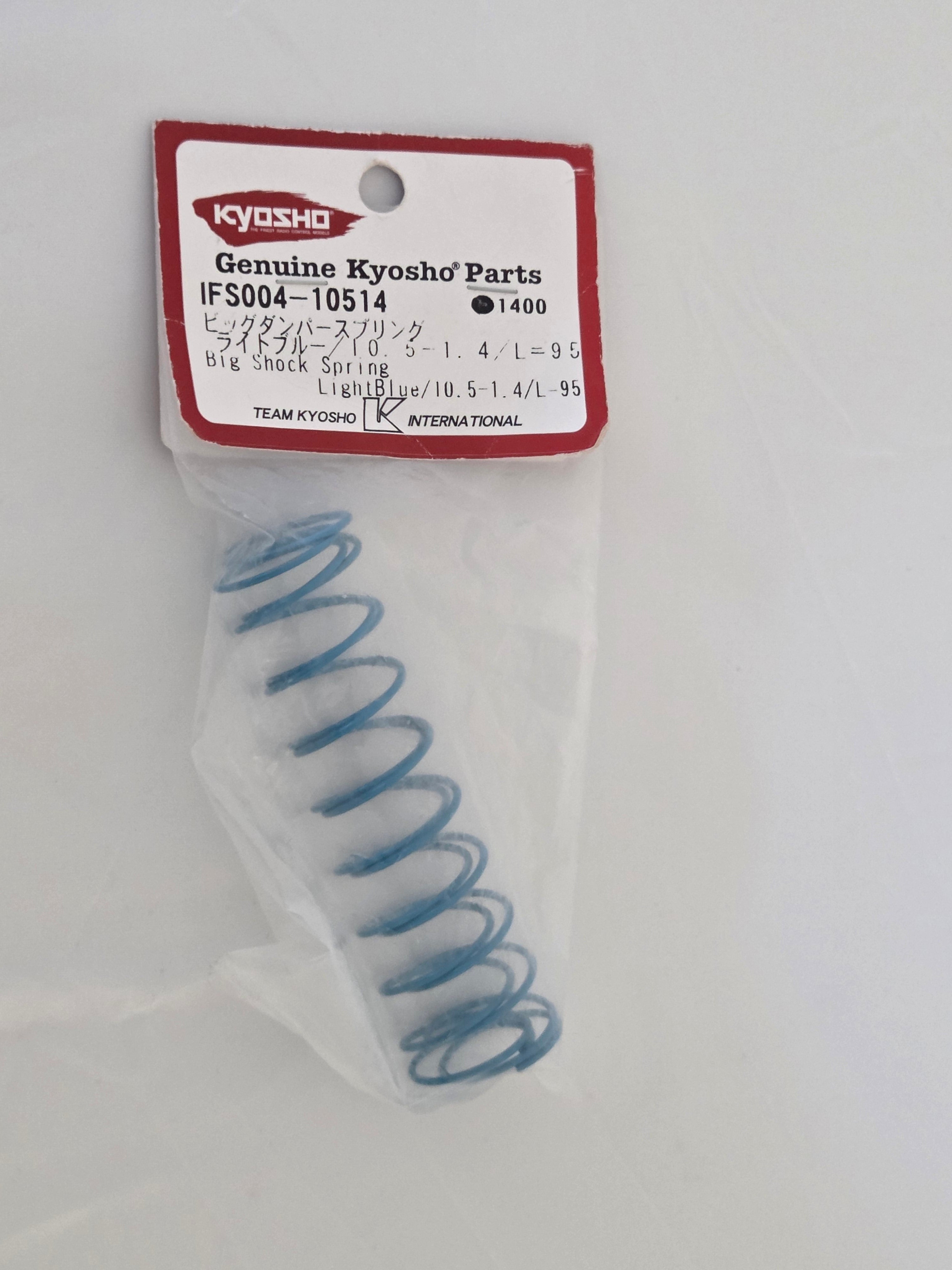 Kyosho IFS004-10514 Big Shock Spring Light Blue L=95