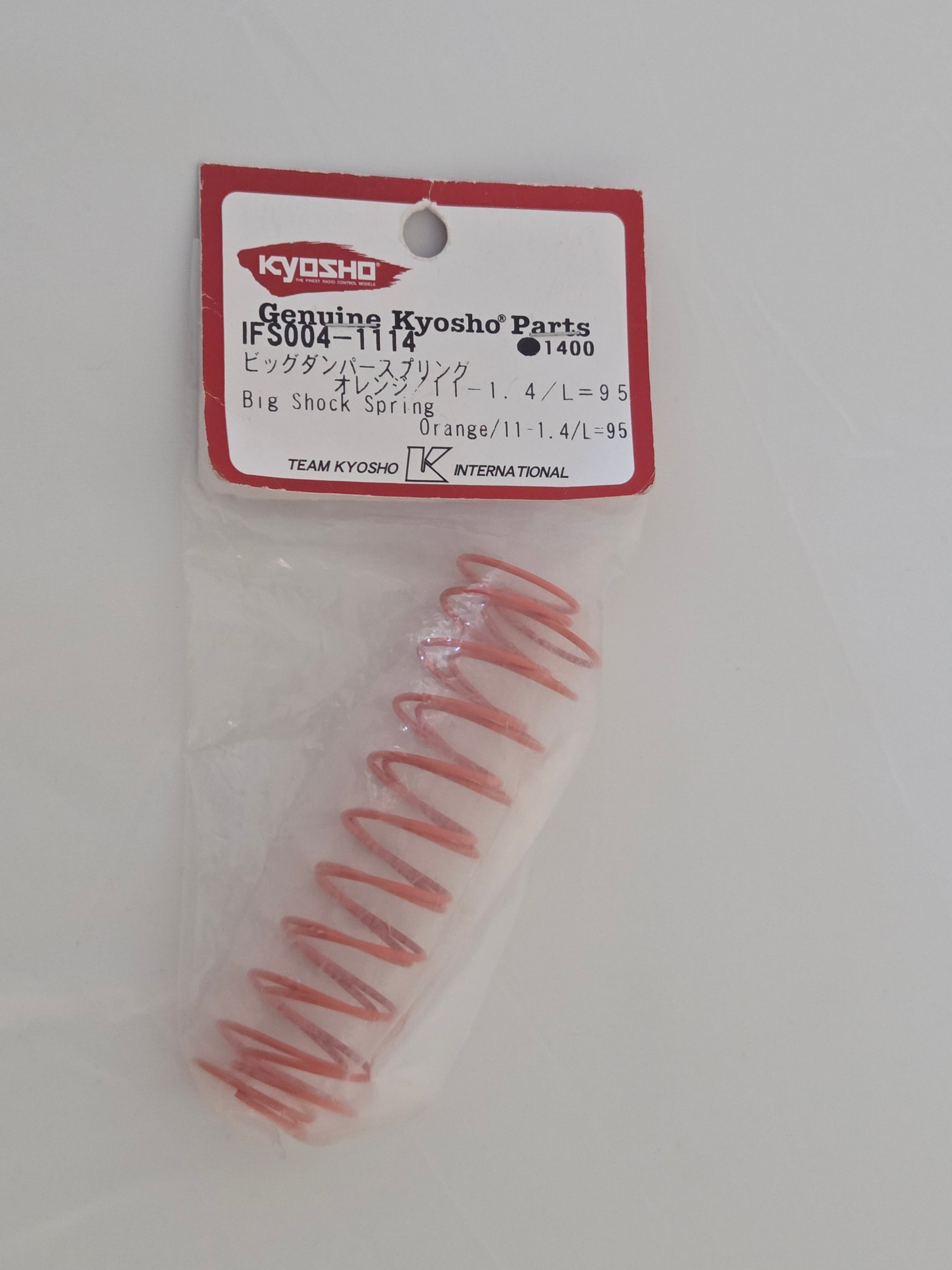 Kyosho IFS004-1114 Big Shock Spring Orange L=95